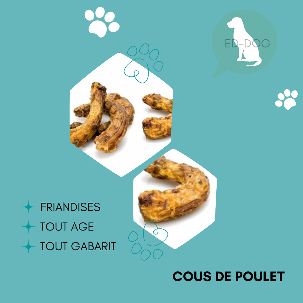 Cou de poulet - 100g et 1kg