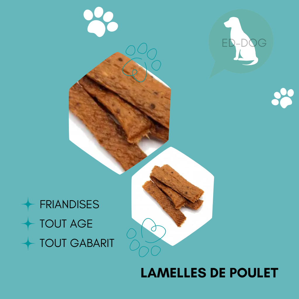 Lamelle au poulet - 100g