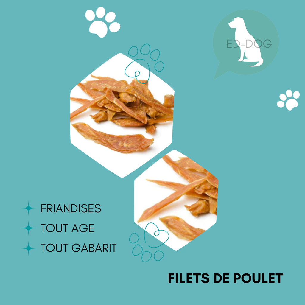 Filet de poulet - 100g et 1kg